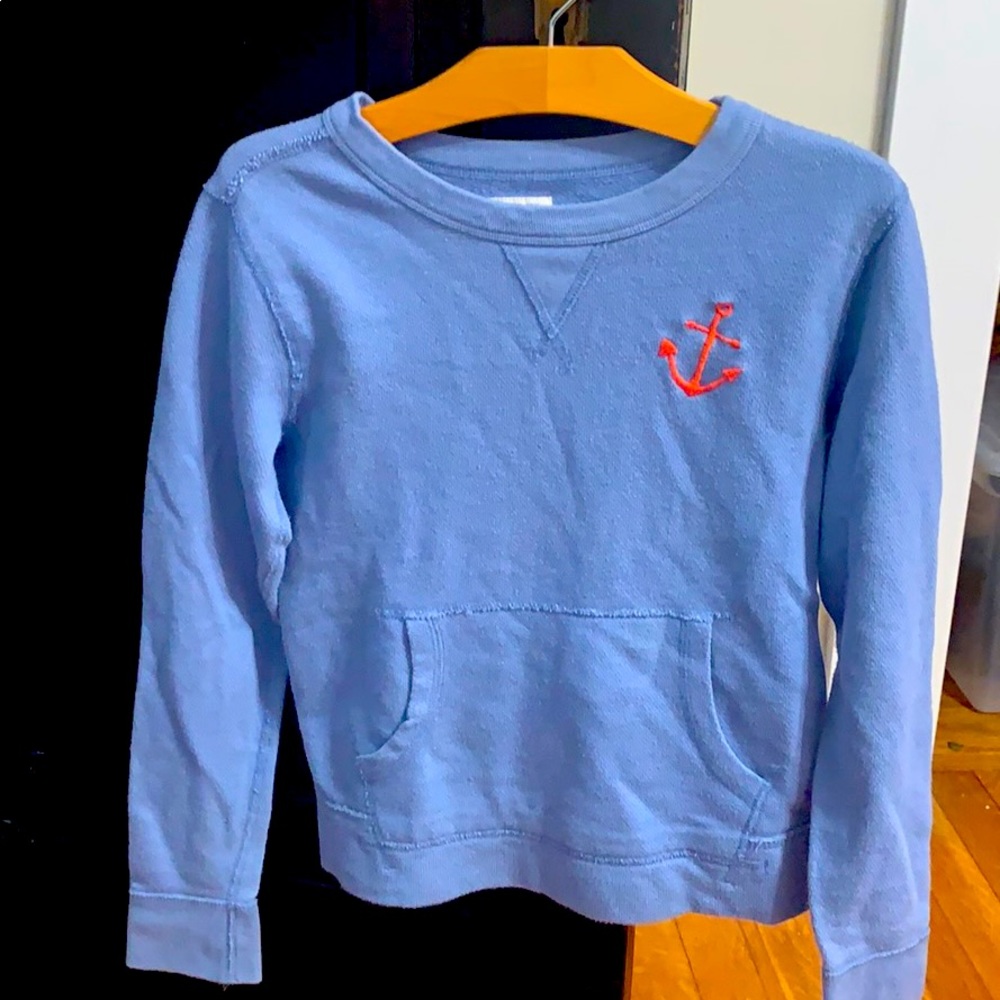 Crewcuts periwinkle blue sweatshirt